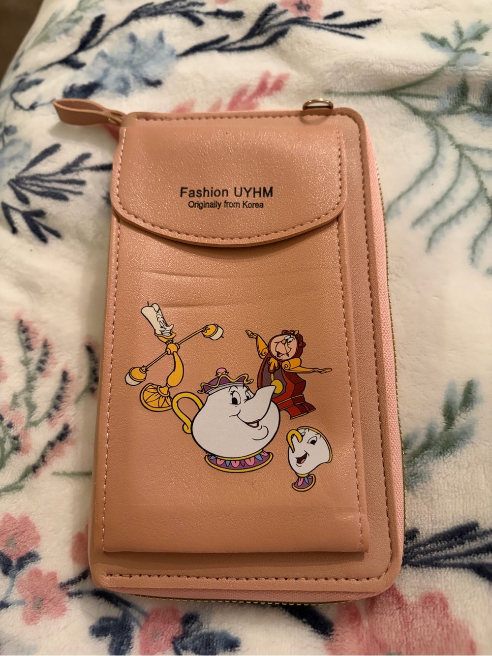 Pink Women's Cartoon Zip Wallet